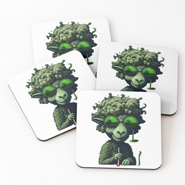 Item preview, Sheep Smoking Weed with glasses designed and sold by futuresimo04.