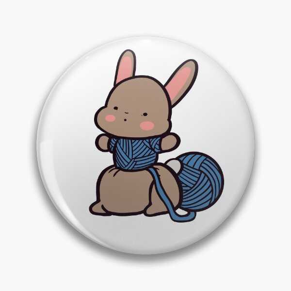 Item preview, Cute Bunny with Knitted Clothes designed and sold by ThumboArtBumbo.