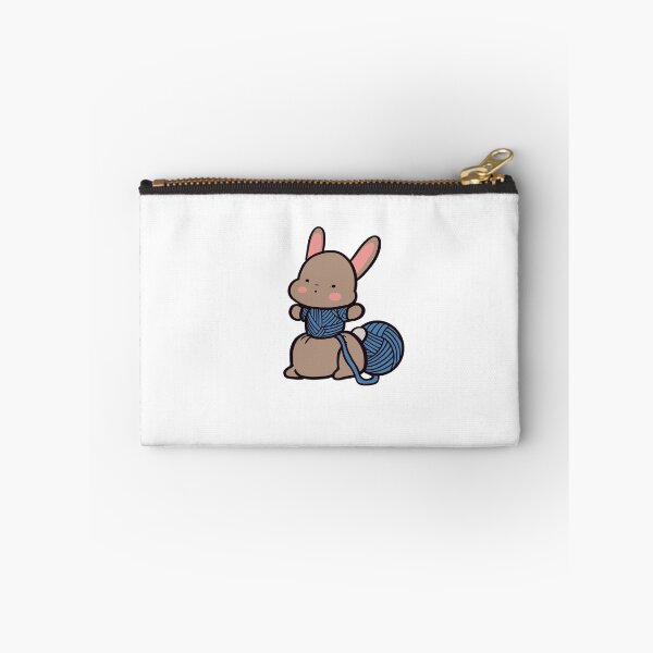 Item preview, Cute Bunny with Knitted Clothes designed and sold by ThumboArtBumbo.