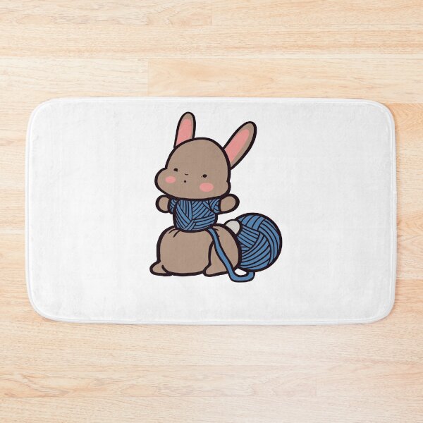 Item preview, Cute Bunny with Knitted Clothes designed and sold by ThumboArtBumbo.