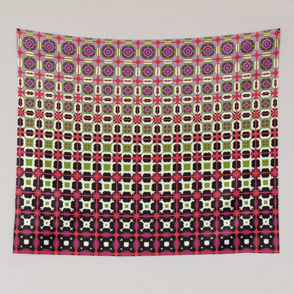Item preview, Morphing Shapes Retro Pattern designed and sold by theWeppen.