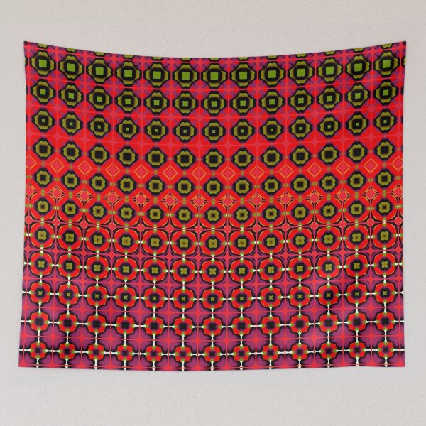 Item preview, Morphing Clovers Retro Pattern designed and sold by theWeppen.