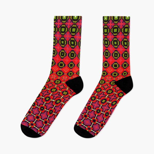 Item preview, Morphing Clovers Retro Pattern designed and sold by theWeppen.