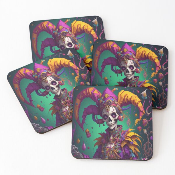 Item preview, Evil Skeleton jester  designed and sold by shadowartsss.