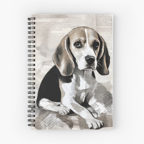 Item preview, Beagle Superimposed on Newspaper designed and sold by Apricus Designs.