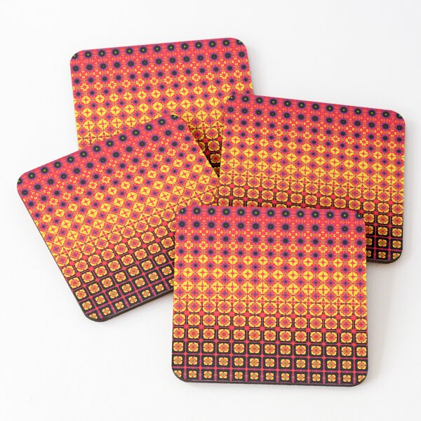 Item preview, Ascending Flowers Retro Pattern designed and sold by theWeppen.