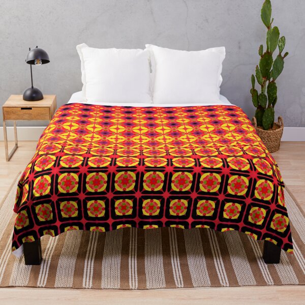 Item preview, Ascending Flowers Retro Pattern designed and sold by theWeppen.