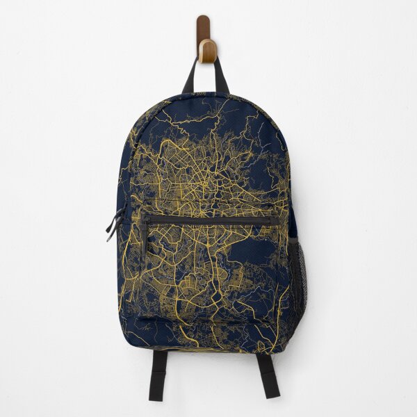 Item preview, Addis Ababa City Map of Ethiopia - Gold Art Deco designed and sold by deMAP.