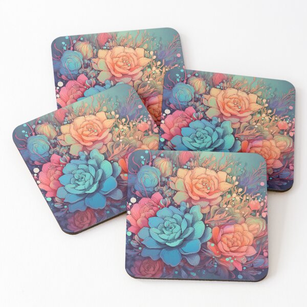 Item preview, Floral Pattern : Watercolour and Ink designed and sold by MTJ-Mushrooms.