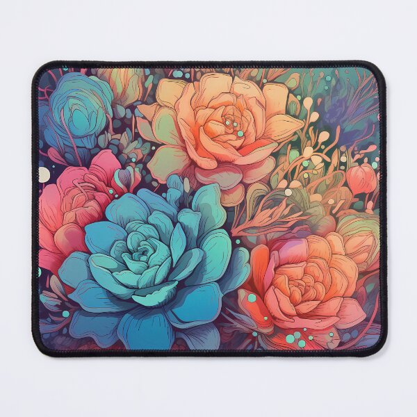 Item preview, Floral Pattern : Watercolour and Ink designed and sold by MTJ-Mushrooms.