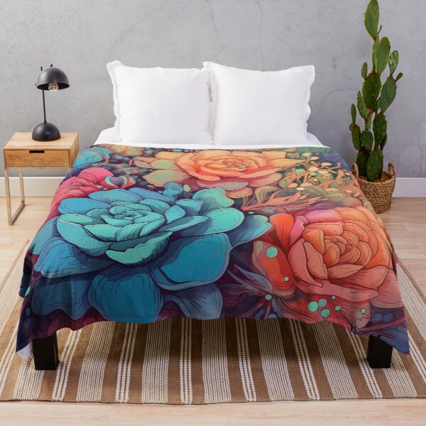 Item preview, Floral Pattern : Watercolour and Ink designed and sold by MTJ-Mushrooms.