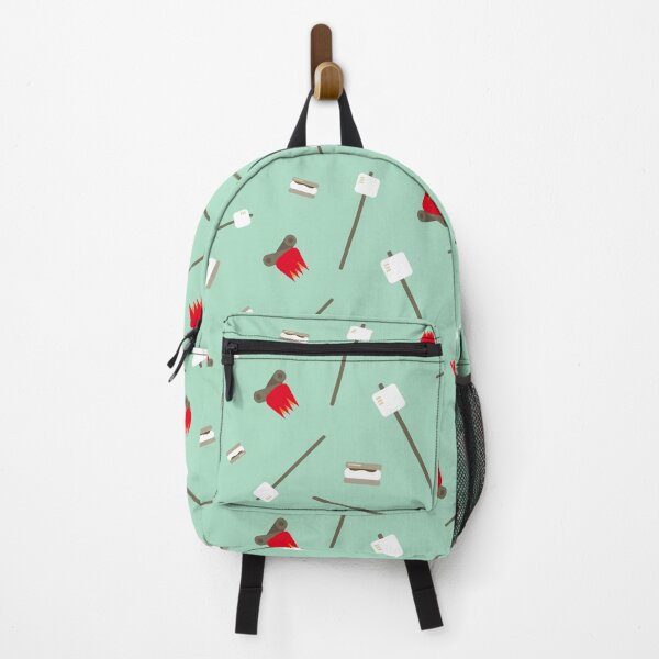 Item preview, Roasting Marshmallows, Camping, S'Mores, Green Background designed and sold by FourAcreFarm.