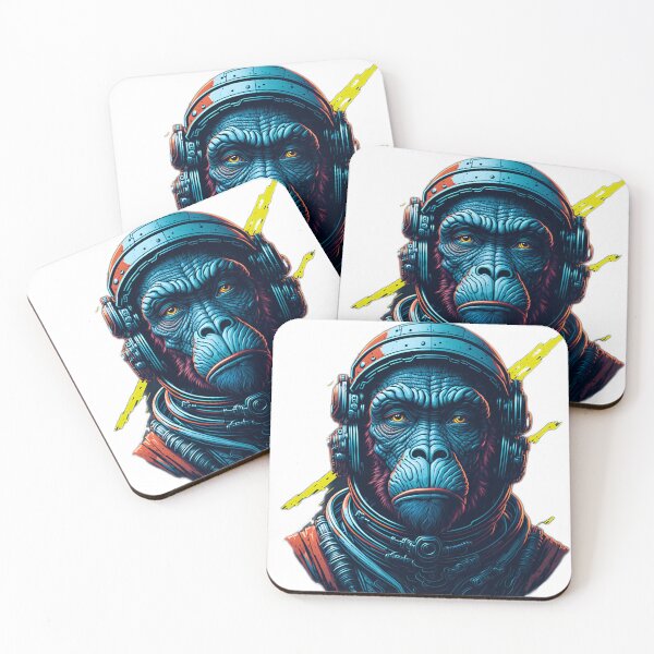 Item preview, Galactic Ape Escape| Monkeying Around the Universe| Star-Swinging Ape| Ape-X Space Mission designed and sold by RedArtG09.