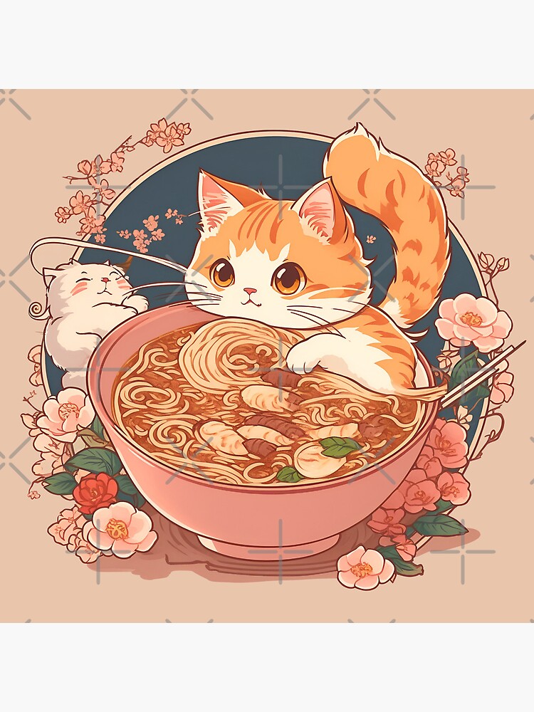 Kawaii Cat Japanese Ramen Noodle Bowl with Lid – The Kawaii Shoppu