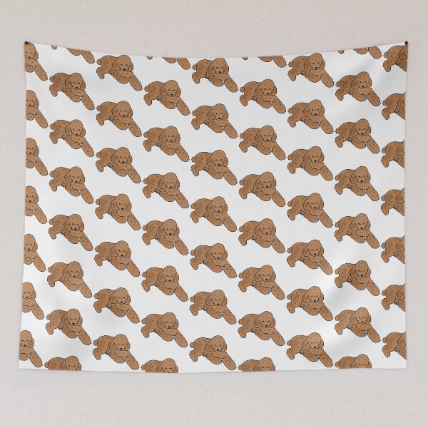 Item preview, Toy poodle dog cute illustration  designed and sold by Yarafantasyart.