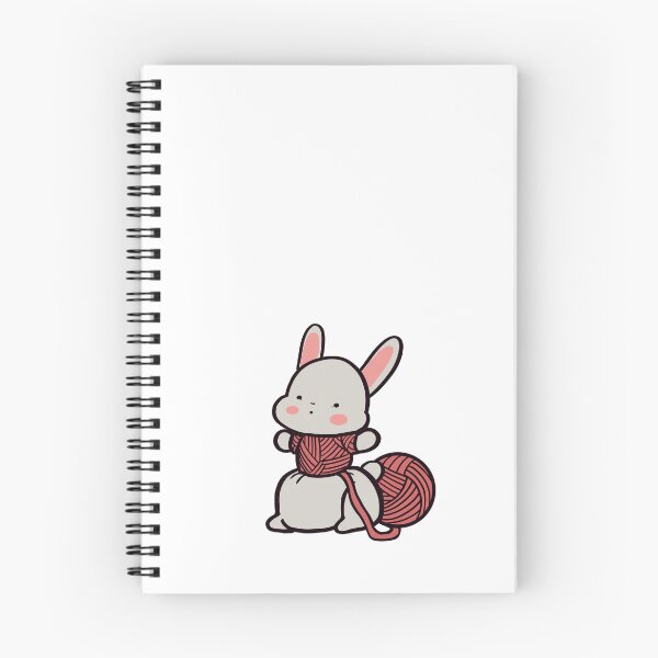 Item preview, Kawaii Bunny with Knitted Clothes designed and sold by ThumboArtBumbo.