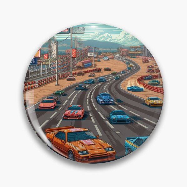Item preview, Retro Racing Rush designed and sold by RobotBadGuy0.