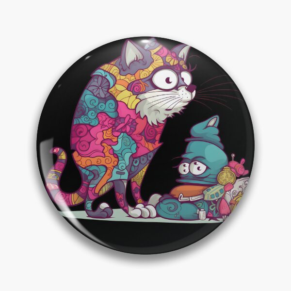 Item preview, gato miau a escondidas con objeto robado designed and sold by M16ka7a.