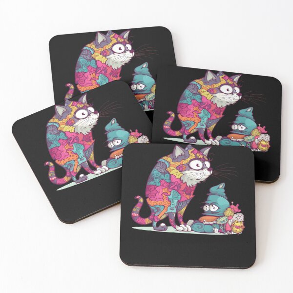 Item preview, gato miau a escondidas con objeto robado designed and sold by M16ka7a.