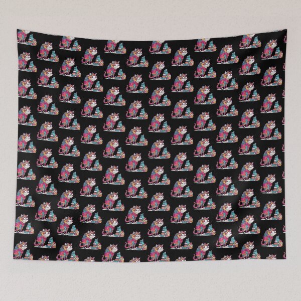 Item preview, gato miau a escondidas con objeto robado designed and sold by M16ka7a.
