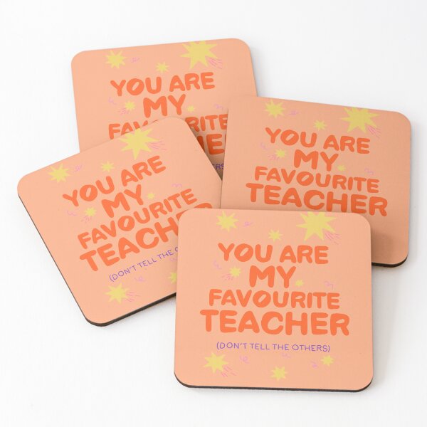 Item preview, You’re my favourite teacher designed and sold by PeachCatDesigns.