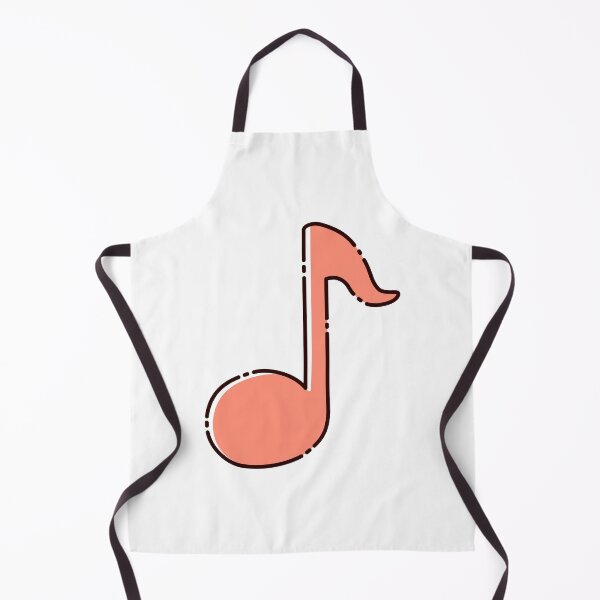 Item preview, Cute and Aesthetic Cartoon Eighth Note designed and sold by Rei-illustrates.