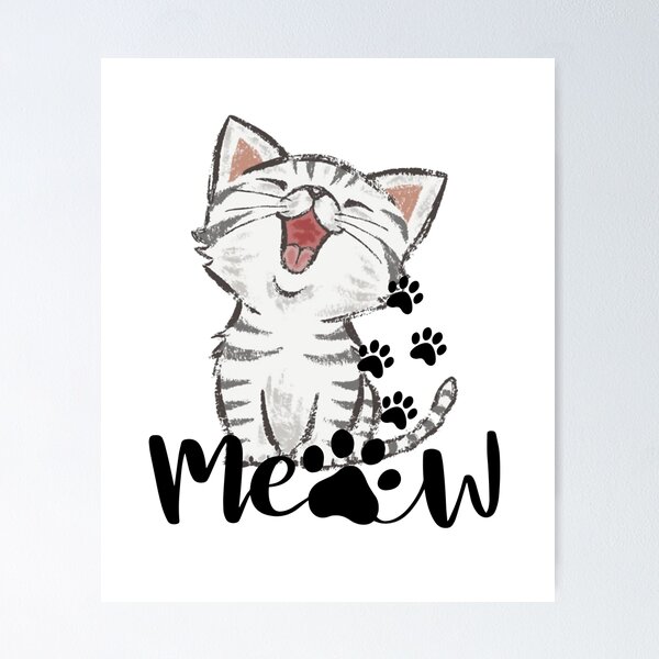 Item preview, cat lover kitten pet meow fur funny cute birthday designed and sold by JustBeAwesome.