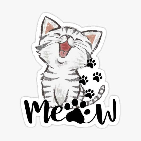 Item preview, cat lover kitten pet meow fur funny cute birthday designed and sold by JustBeAwesome.