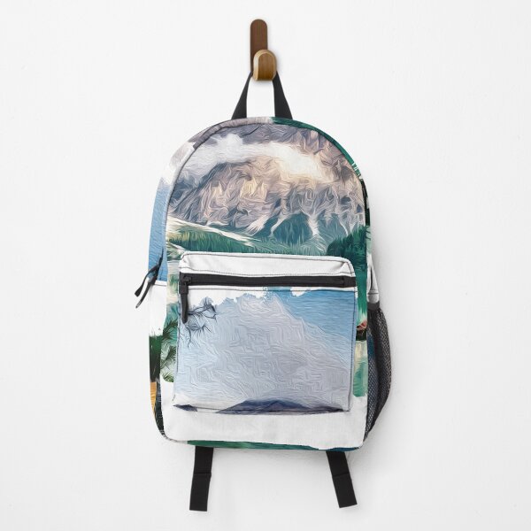 Item preview, Brush art lake and mountains designed and sold by Ultimatedezign.