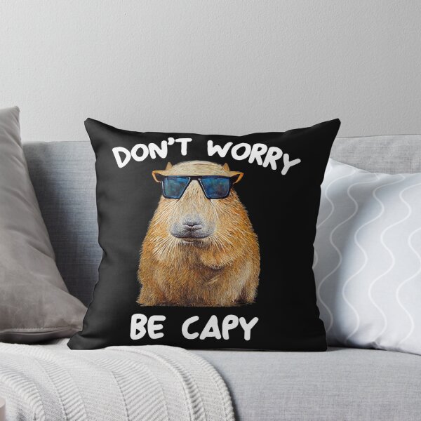 Artikel-Vorschau von Lustiger Capybara Sorgen Sie sich nicht, seien Sie Capy Funny Nagetier, designt und verkauft von Get A Wear  Shop.