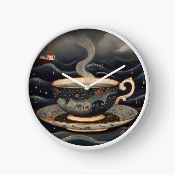 Item preview, Storm in a Teacup folk art designed and sold by Hilary Thwaites.
