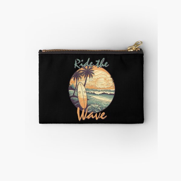 Item preview, Ride the wave - Vintage Surfing designed and sold by TeePulseMania.