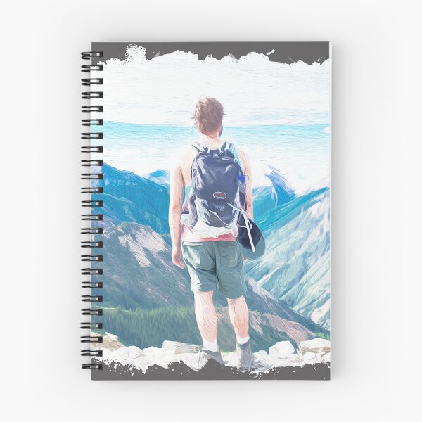 Item preview, Brush art man on mountain designed and sold by Ultimatedezign.