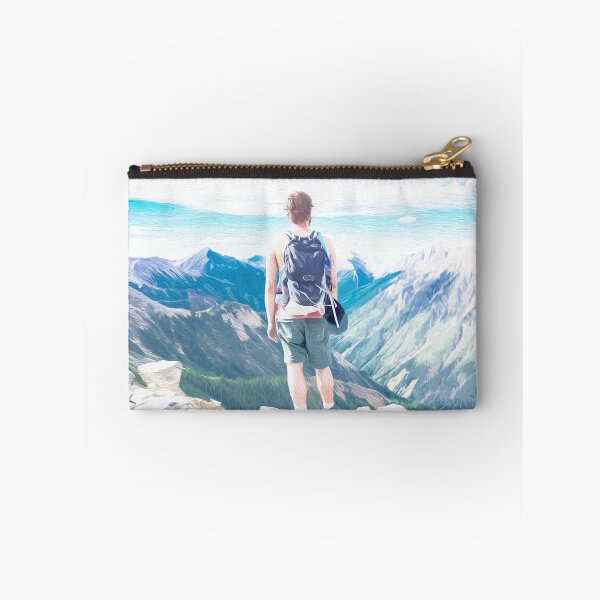 Item preview, Brush art man on mountain designed and sold by Ultimatedezign.