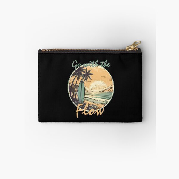 Item preview, Go with the flow - Vintage Surfing designed and sold by TeePulseMania.