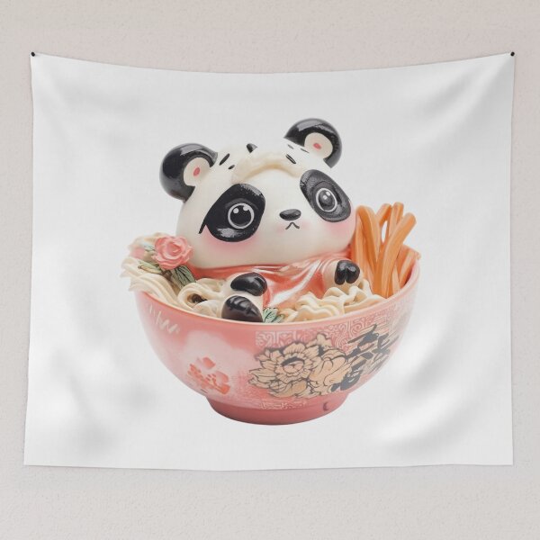 Item preview, Adorable Japanese Ramen Noodle Panda designed and sold by TVBArchive.