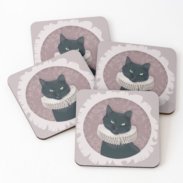 Item preview, Renaissance Cat Portrait designed and sold by -DearTreehouse-.