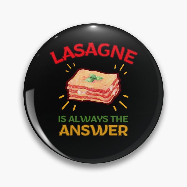 Artikelvorschau, Lasagne ist immer die Antwort entworfen und verkauft von KKArtDesigner.
