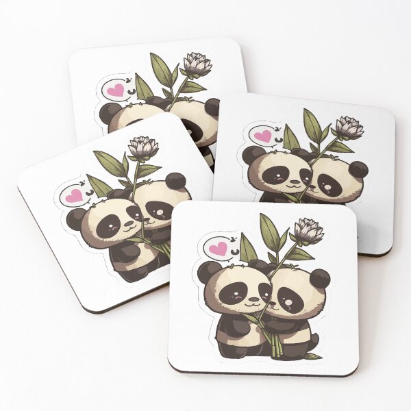Item preview, Panda Couple  designed and sold by ArtPraise.