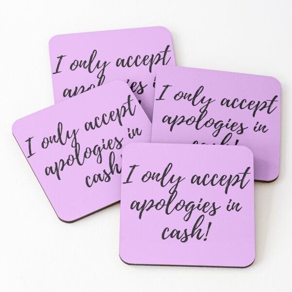 Item preview, i only accept apologies  in cash  designed and sold by Kritiwadhawan30.