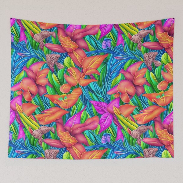 Item preview, Florally  A Stylised Floral Pattern designed and sold by TheLomiLoveBus.