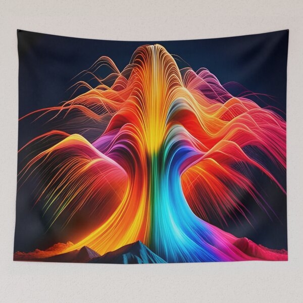 Item preview, Chromatic Synthwave Eruption designed and sold by ZarliaShop.