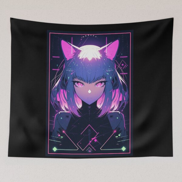 Item preview, Anime Cat Girl | Quality Anime Design | Chibi Cat Girl Miaw | Manga Anime Art designed and sold by AlNoah.