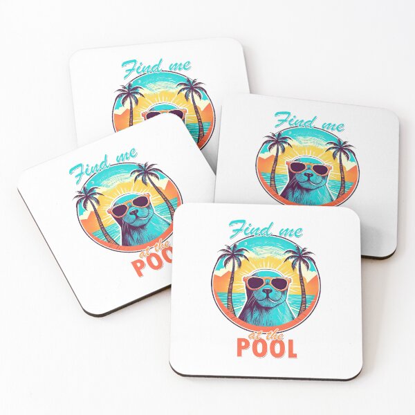 Item preview, Find me at the Pool Seal designed and sold by TeePulseMania.