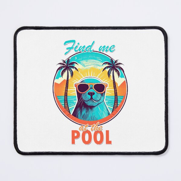 Item preview, Find me at the Pool Seal designed and sold by TeePulseMania.