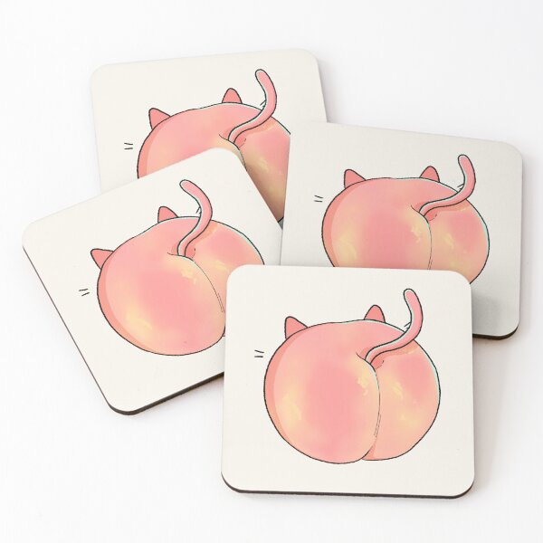 Item preview, peach cat butt designed and sold by kaboodel.