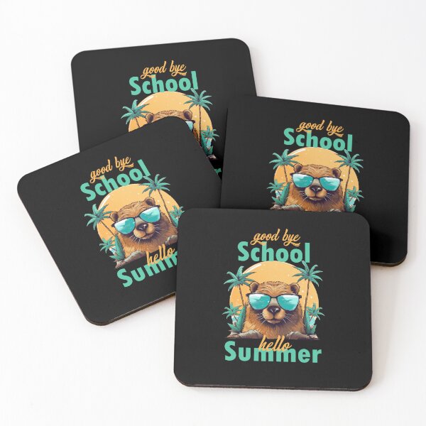 Item preview, Good bye School, hello Summer Beaver designed and sold by TeePulseMania.