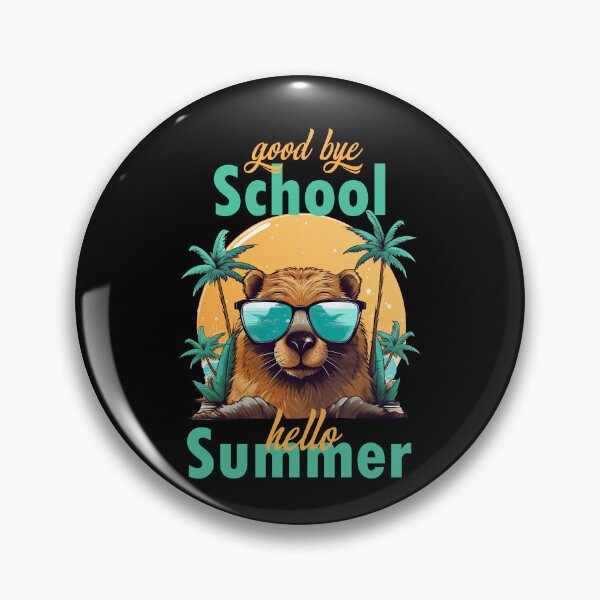 Item preview, Good bye School, hello Summer Beaver designed and sold by TeePulseMania.