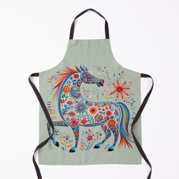 Item preview, Folk Art horse  designed and sold by Hilary Thwaites.