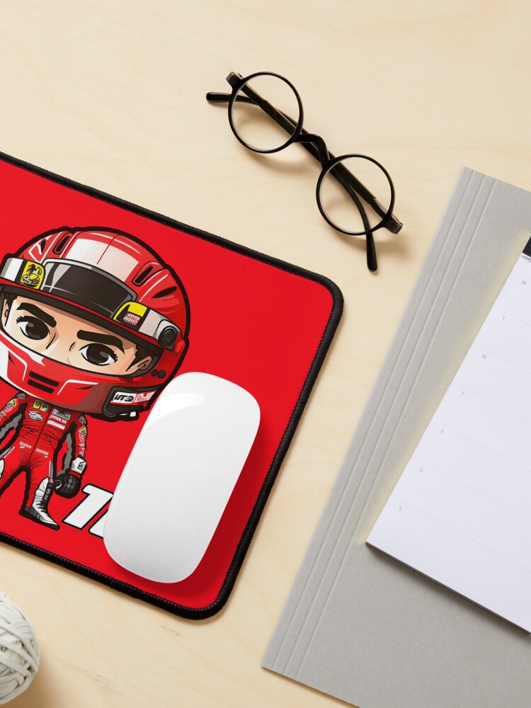 Tapis de souris for Sale avec l'œuvre « Charles Leclerc : La Merveille  Monégasque ! Art de dessin animé de pilote de F1 avec style Funko Pop » de  l'artiste FurryFanatics